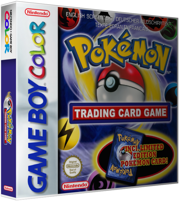 Gameboy Color Pokemon Trading Card Game Game Cover (900x800), Png Download