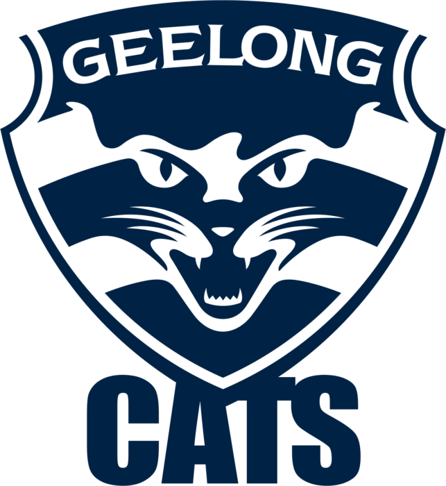 Geelong Cats Fc Logos Download Orlando Magic Logo White - Geelong Cats Logo (643x700), Png Download