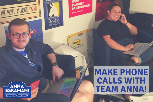 Come Make Calls With Team Anna Weekdays 4-8pm At Barnes - E-book Readers (600x400), Png Download