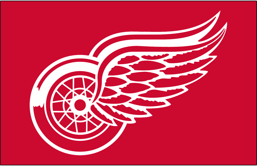 Detroit Red Wings Red (843x547), Png Download