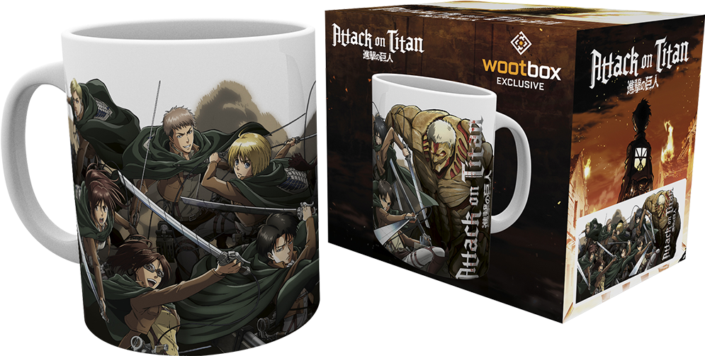 Attack On Titan Mug 271304 (1024x1024), Png Download