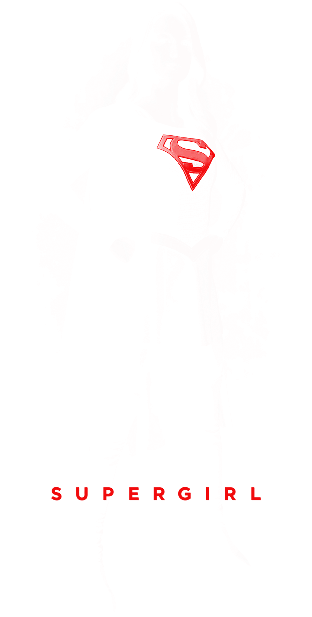 Supergirl Supergirl Noir Men's Ringer T-shirt - Sports Jersey (850x1296), Png Download