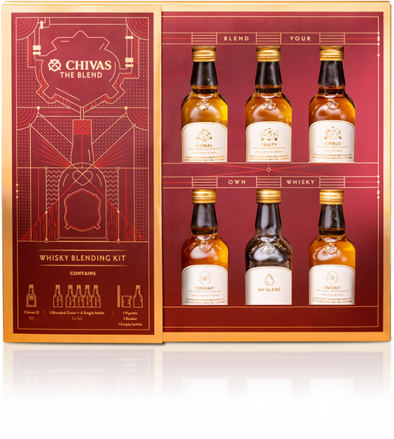 Chivas Regal Blending Kit - Whisky Blending Kit Chivas (629x650), Png Download