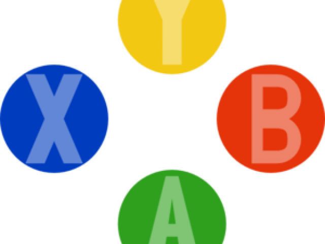 Xbox Clipart Controler - Icons Buttons Xbox 360 (640x480), Png Download