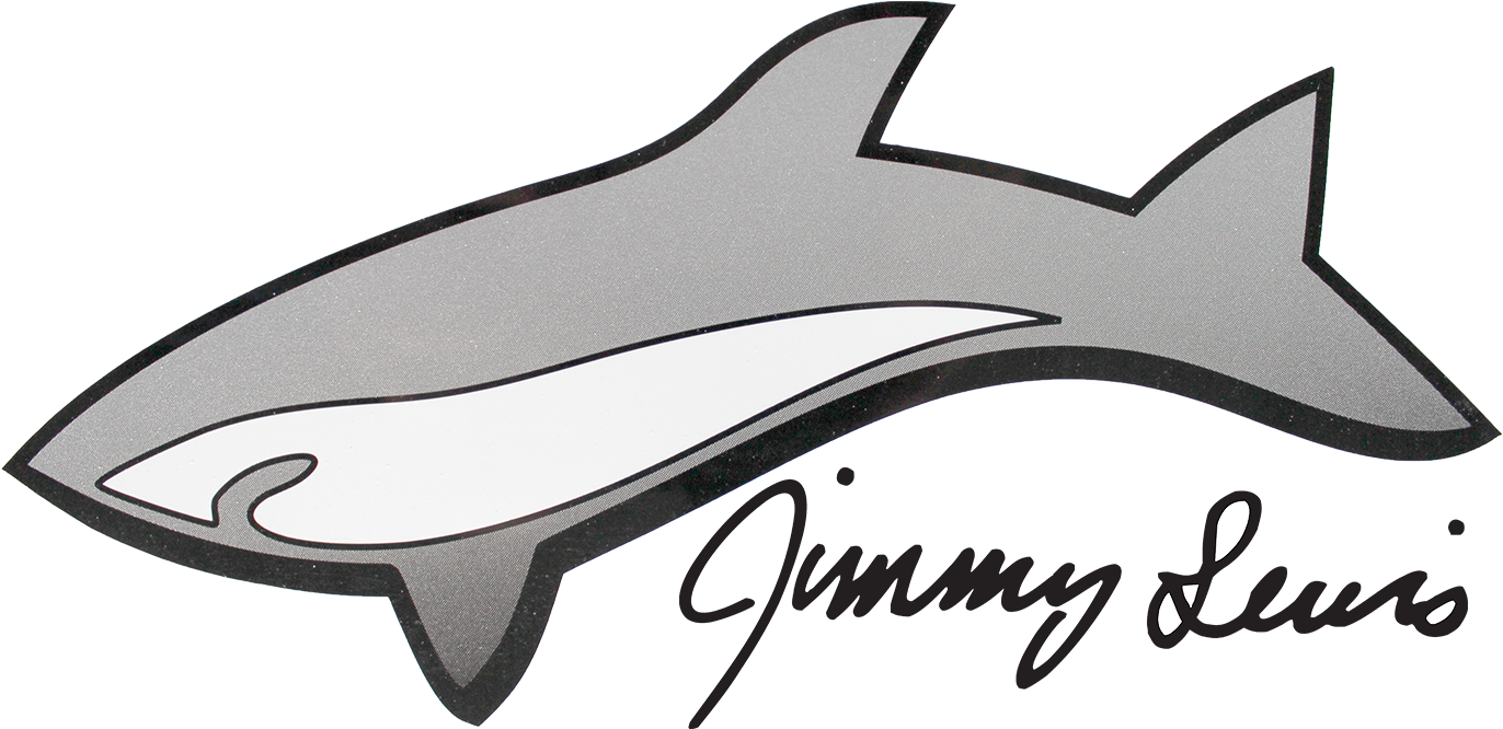 Jimmy Lewis Shark And Signature Logo - Jimmy Lewis (1396x731), Png Download