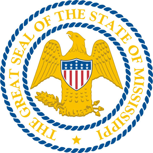 View Full Size - Mississippi Seal (600x600), Png Download