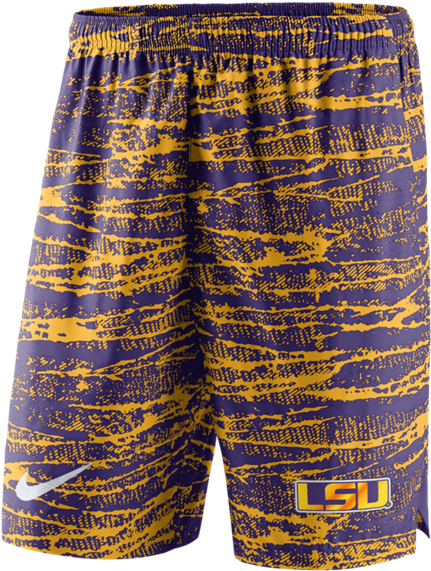 Nike Lsu Men's Static Shorts - 【au限定】ナイキ Nike Washington Huskies Purple Shield Performance (600x600), Png Download