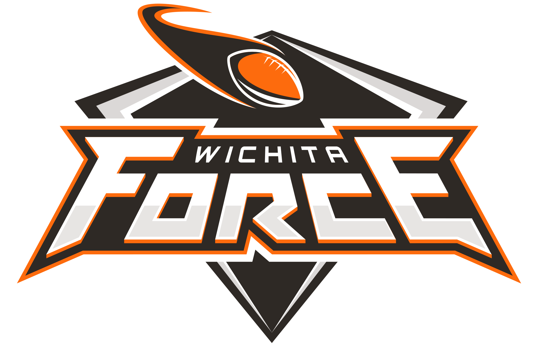Wichita Force Kansas Usa, Clothing Logo, Football Team, - Wichita Force Logo (2254x1601), Png Download