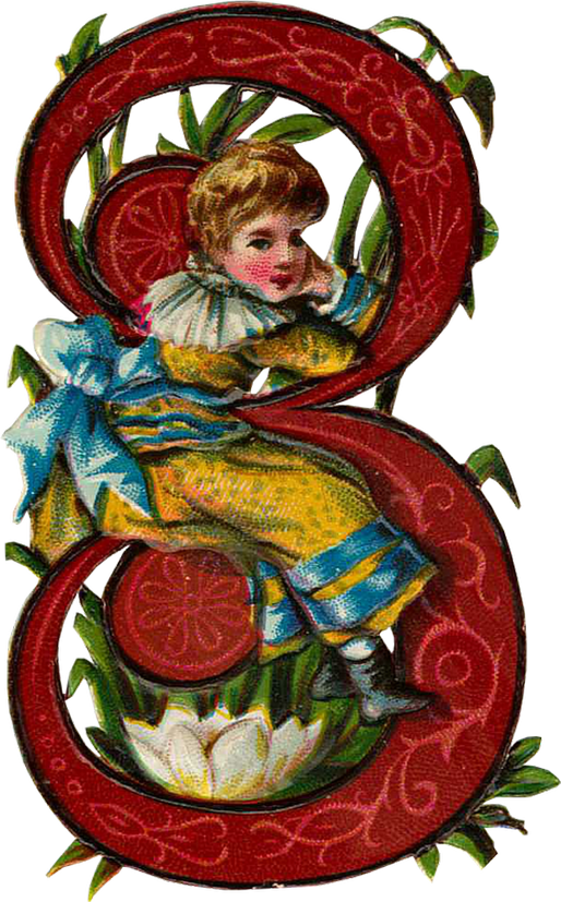 And Then They Were - Vintage Numbers (514x827), Png Download