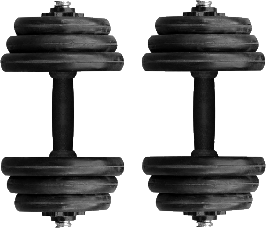Dumbbell Top View Png (871x747), Png Download