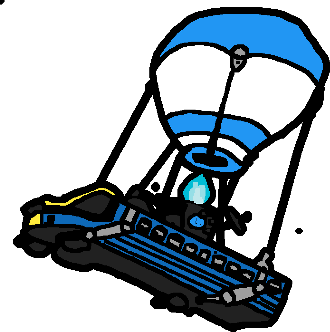 Battle Bus Png Vector Black And White Download - Battle Bus Transparent (1400x1400), Png Download
