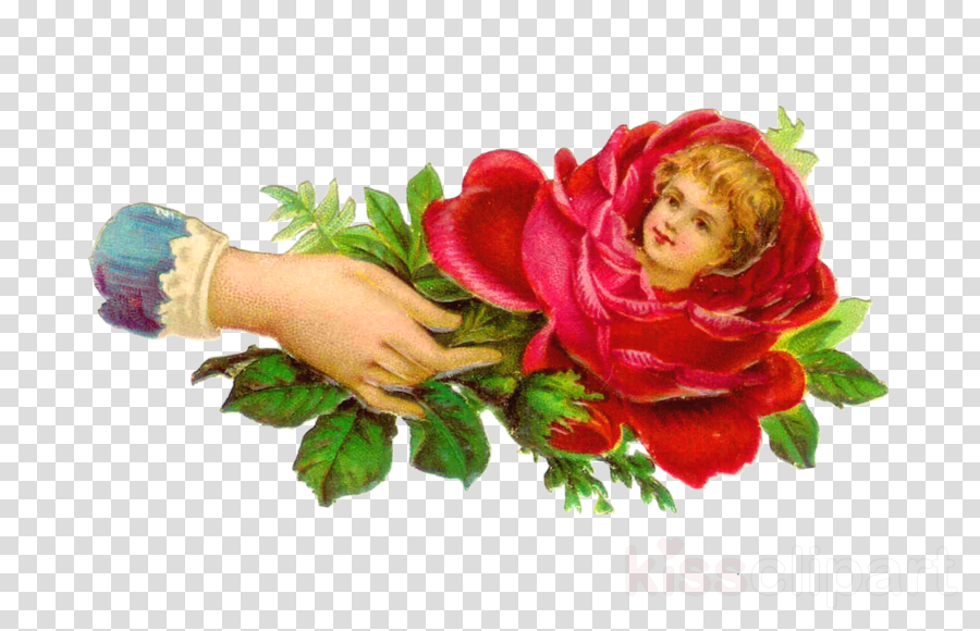 Download Victorian Hand Flowers Clipart Victorian Era - Clip Art (900x580), Png Download