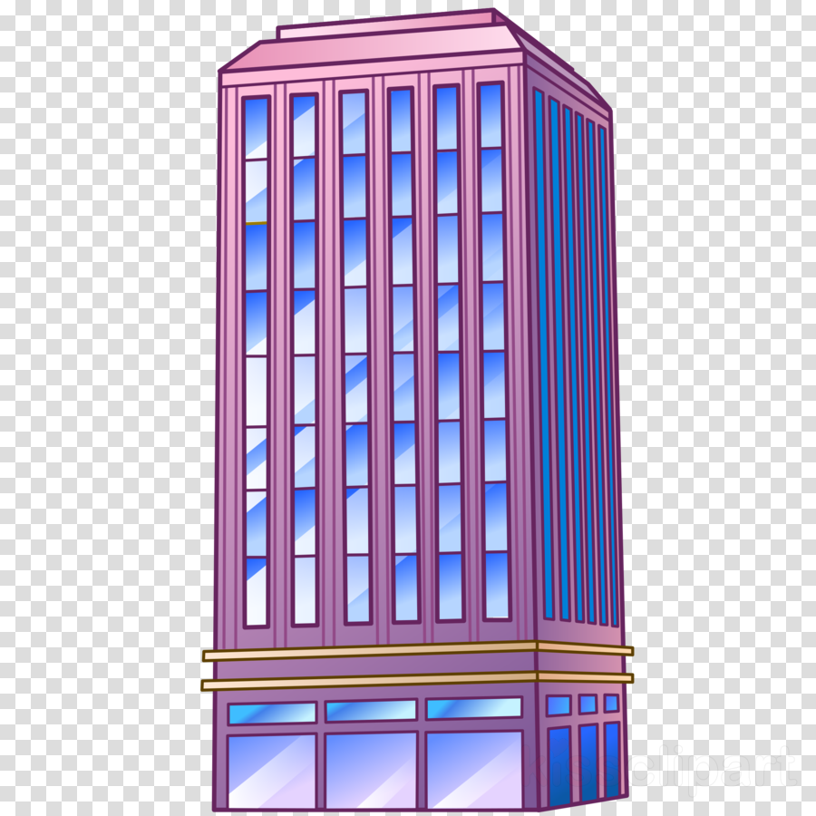 High Rise Building Clipart High Rise Building Architecture - Facade (900x900), Png Download
