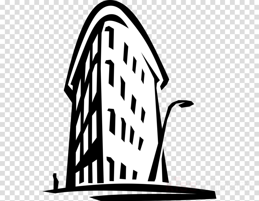 Apartment Building Clipart Apartment Housing Clip Art - Apartment Building (900x700), Png Download