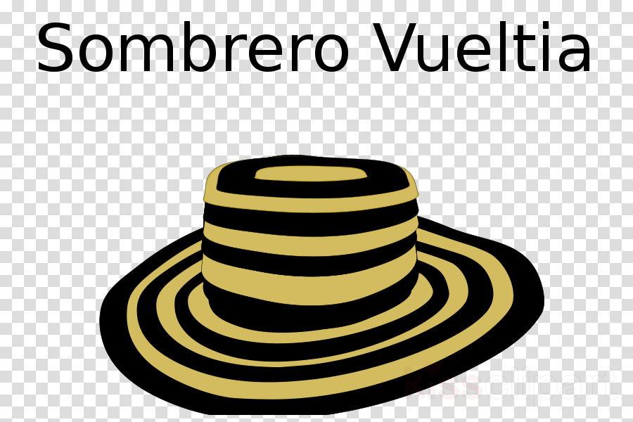 Sombrero Volteado Spng Clipart Hat Sombrero Vueltiao - Sombrero Tipico Panameño Dibujo (900x600), Png Download