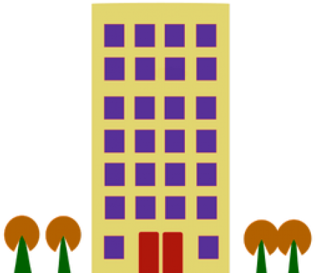 Factory Clipart Public Domain - Trigonometry Height Of A Building (640x480), Png Download