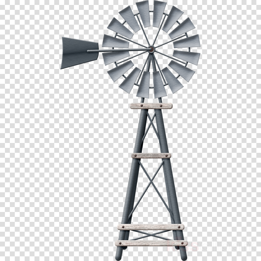 Transparent Background Farm Windmill Clipart Farm Clip - Farm Windmill Png (900x900), Png Download