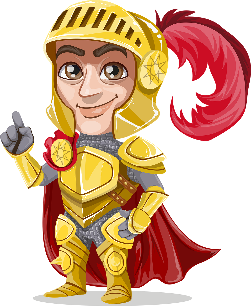 Knights Cliparts Public-domain - Cartoon Hero Clip Art Armor (1051x1280), Png Download