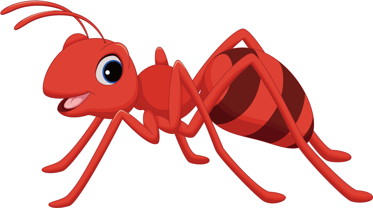 Ant Cartoon Clip Art Transprent Png Free - Cartoon Ant (1276x1276), Png Download