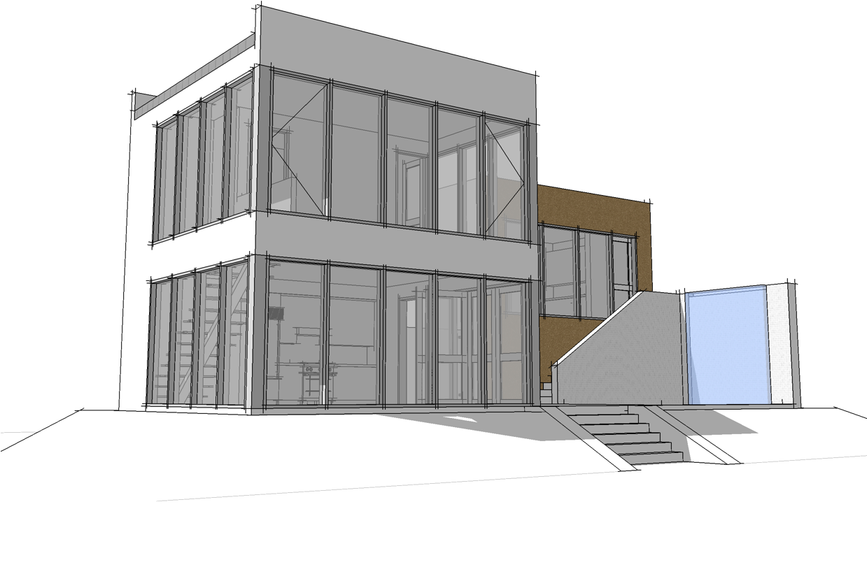 Svg Freeuse Download Houses Drawing Modern - Small Modern Beach House Designs (1238x895), Png Download