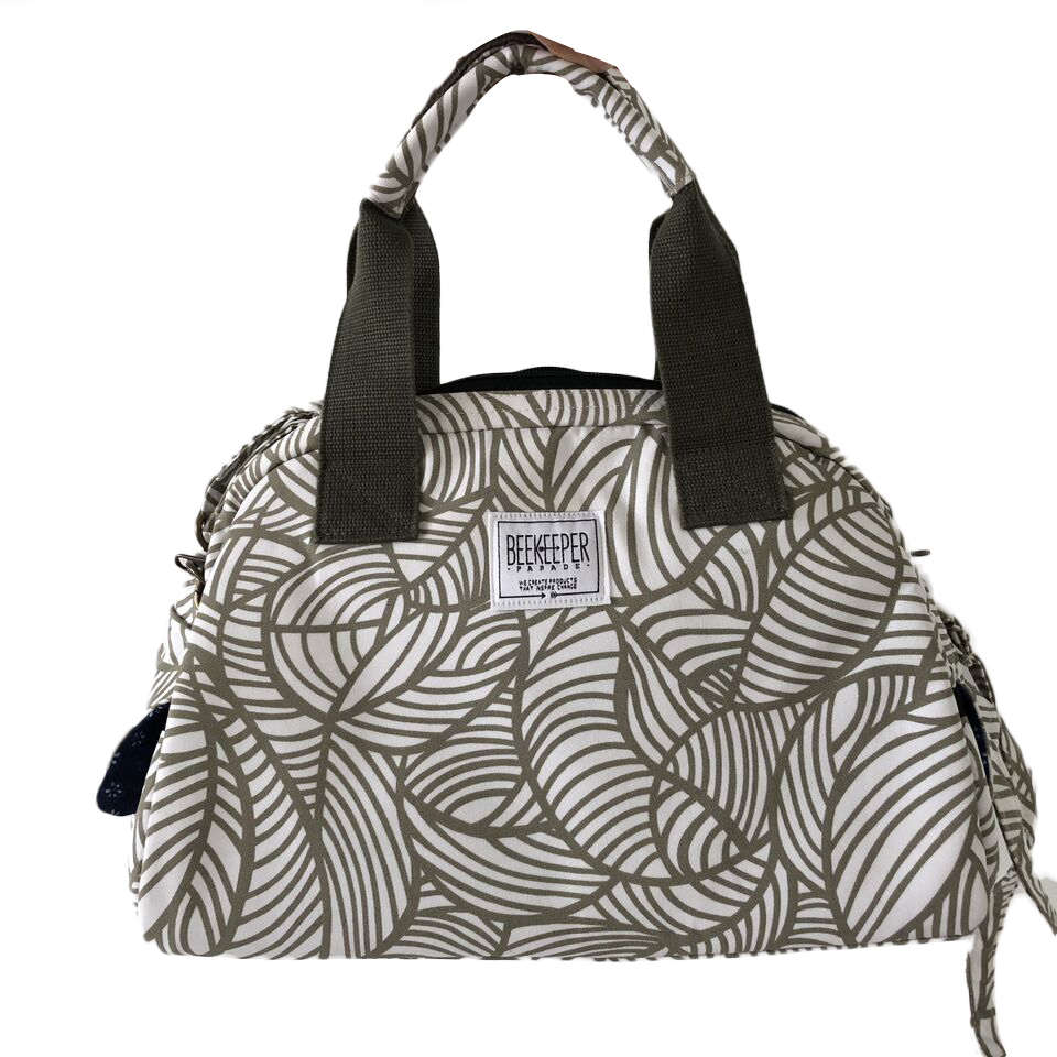 Leaf Outline Hand Bag (960x960), Png Download