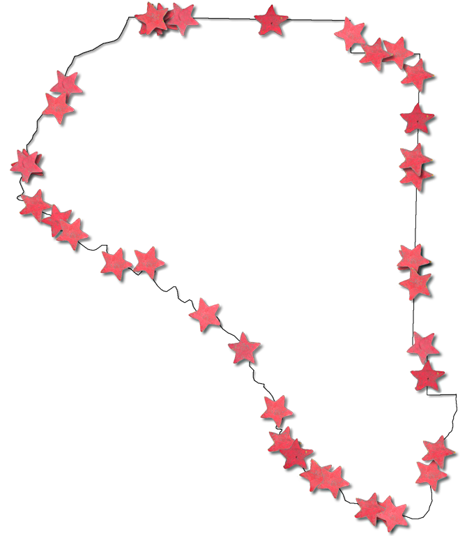A Map Of Taylor With A Thin Black Outline, Inner Drop (680x768), Png Download