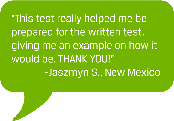 Written Exam Practice Test (729x521), Png Download