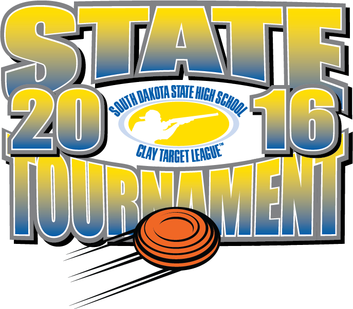 Sd 2016 State Tournament Logo - Clay Pigeon Shooting (687x603), Png Download
