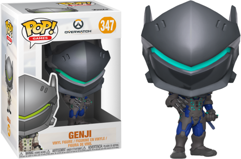 Genji Carbon Fibre Pop Vinyl Figure - Carbon Fiber Genji Funko Pop (768x508), Png Download
