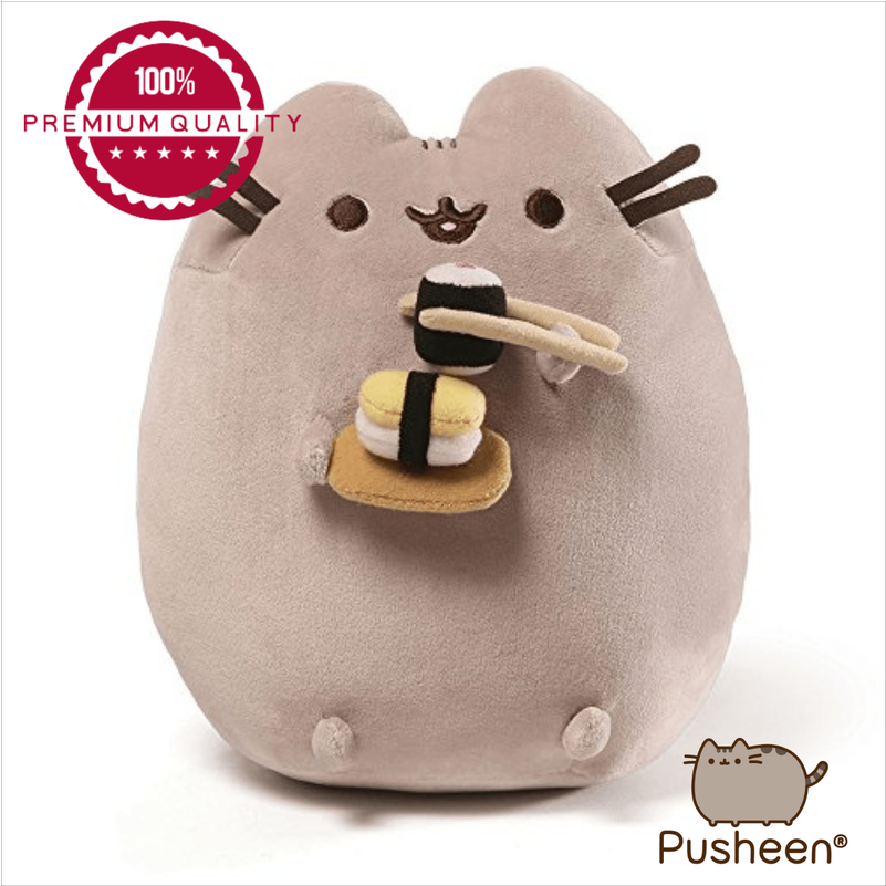 Gund Pusheen Sushi - Gund Pusheen Sushi Snackable Stuffed Toy Plush 9.5-inches (915x800), Png Download