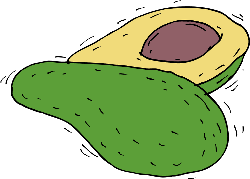 Avocado (1000x1000), Png Download
