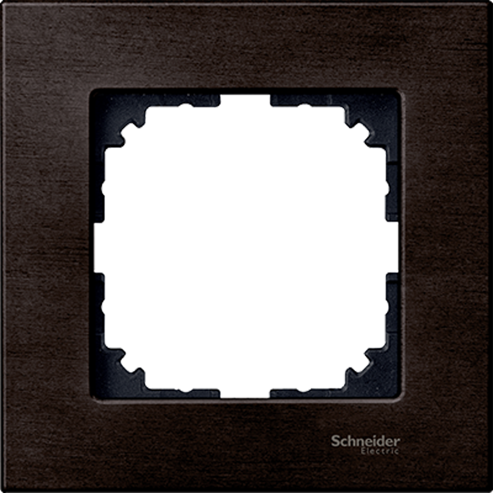 Mtn4051 3471 Wood Frame, 1 Gang, Wenge, M Elegance - Merten M Smart Rahmen Anthrazit (984x984), Png Download