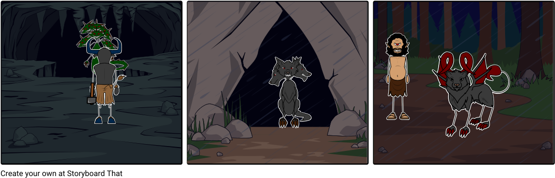 Musteryus Monsters - Cartoon (1164x385), Png Download