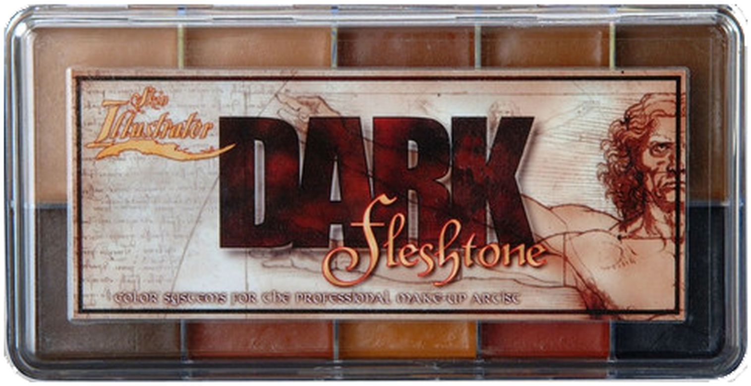 Skin Illustrator Dark Fleshtone Palette (1600x1600), Png Download