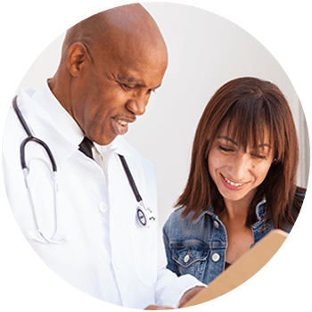 Pregnant Woman Care - Nurse (350x350), Png Download