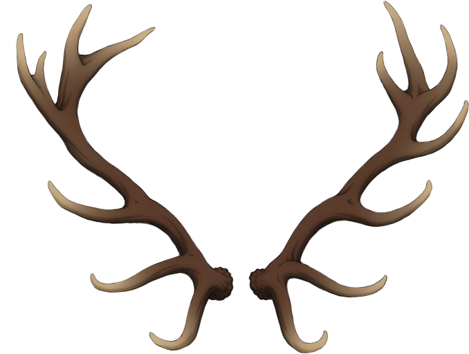 Reindeer Antlers Png Tumblr - Deer Antlers Png (822x532), Png Download
