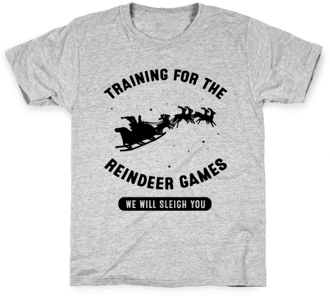 Training For The Reindeer Games Kids T-shirt - All My Friends Are Dead Parody (484x484), Png Download