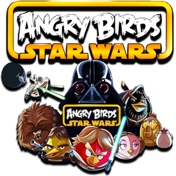 Angry Birds Star War Hd (350x350), Png Download