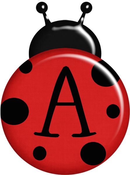 Ladybug - Letter Ladybird (600x600), Png Download