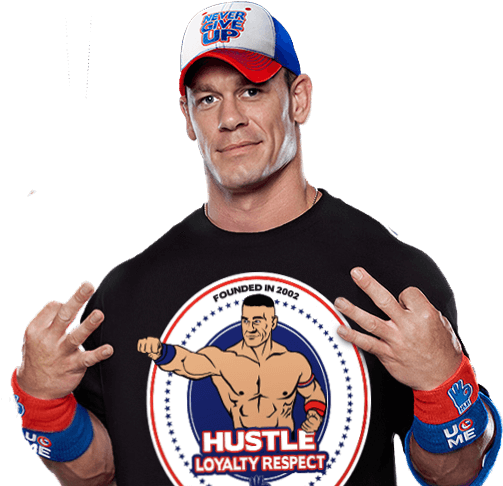 John Cena Hustle T Shirt - John Cena Hustle Loyalty Respect (525x487), Png Download