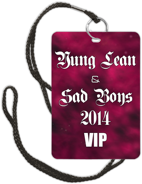 Yung Lean & Sad Boys Meet & Greet Ticket Package - Vip Pass Invitations (500x682), Png Download