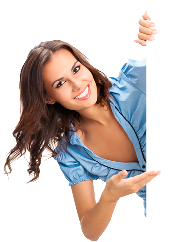 Side-girl - Girls Showing Something Png (367x496), Png Download