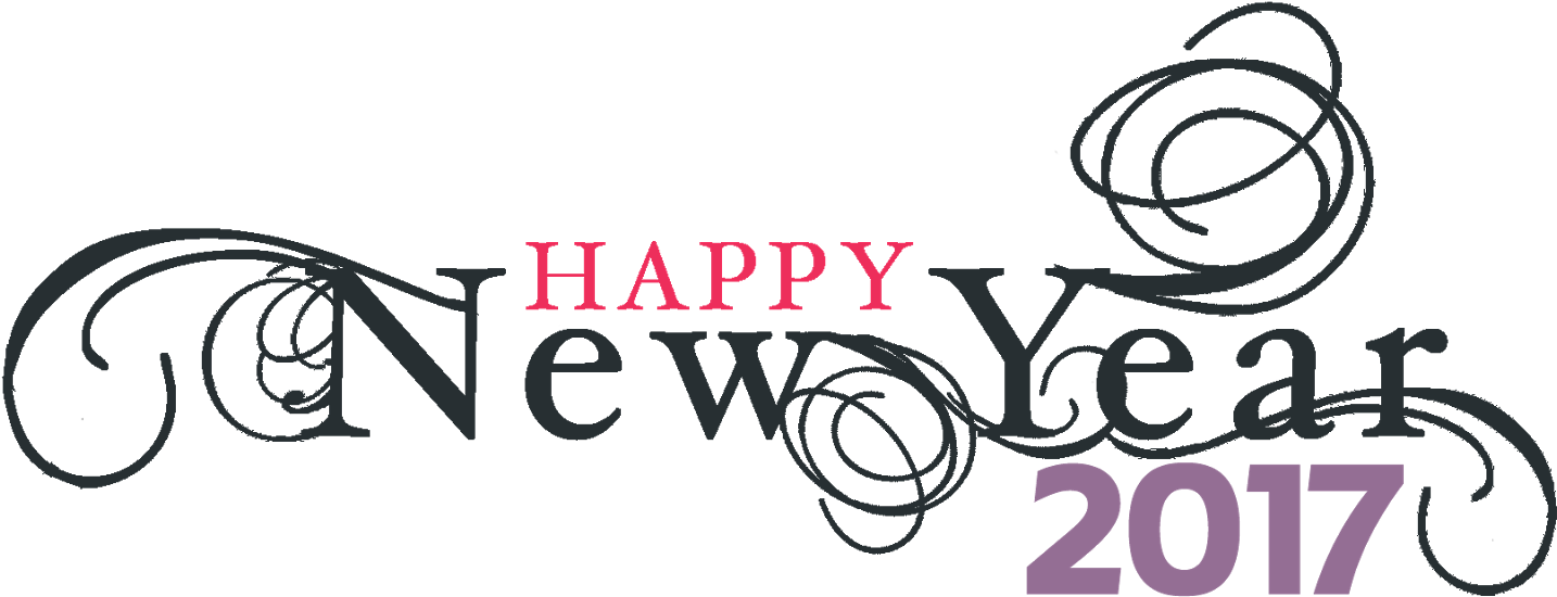 Happy New Year Logo With Project Echo Logo - Happy New Year 2018 Images Png (1600x621), Png Download