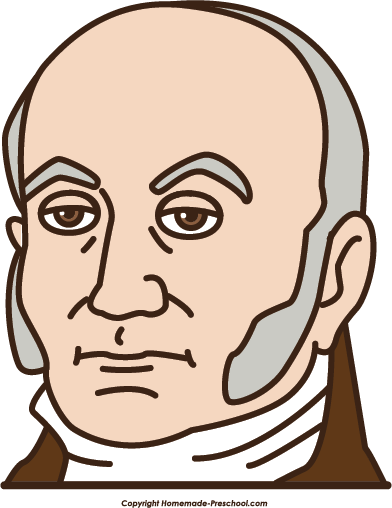 John Quincy Adams Clipart (392x508), Png Download