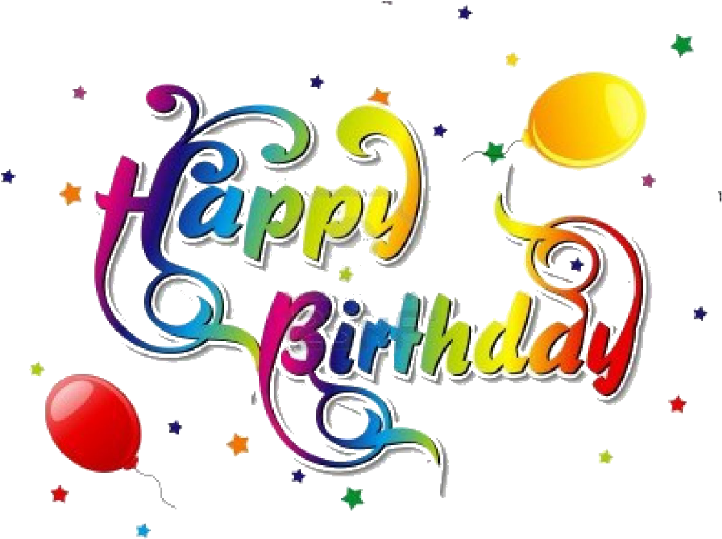 New Year 2018 Png - Happy Birthday Kutties (1024x768), Png Download