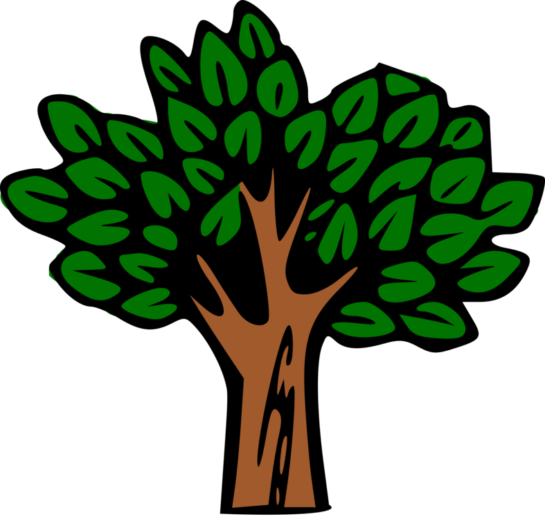 Tree Tropical Rainforest Plants Vegetation - Cutting Forest Near Lake Clipart (787x750), Png Download