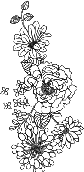 Flower Outline Drawing Tumblr Tattoos Pictures Png - Transparent Tattoos (500x500), Png Download