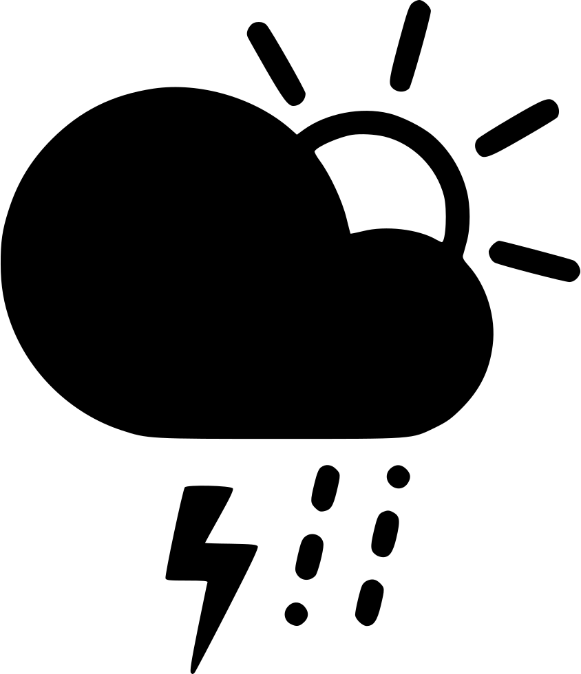 Day Sleet Storm Cloud Lightning Rain Sun Comments - Weather Forecasting (844x980), Png Download