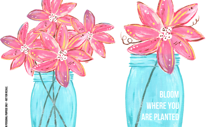 Png Library Stock Paper Drawing Clip Art Transprent - Flowers In A Mason Jar Clip Art (800x491), Png Download