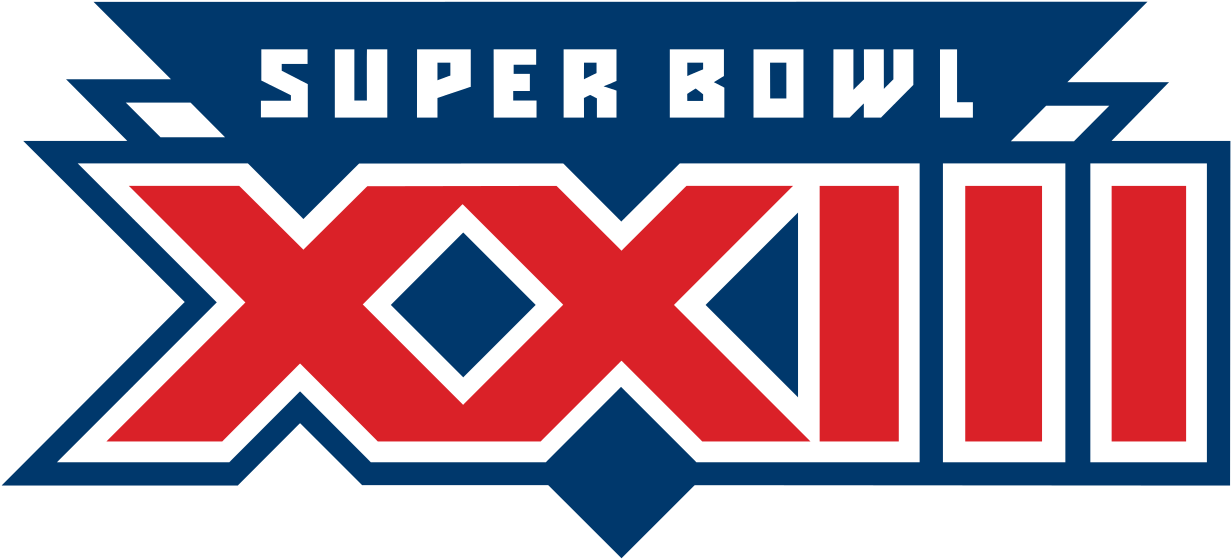 Super Bowl Xxiii - Super Bowl Xxiii Logo (1280x604), Png Download